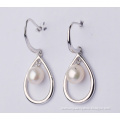 freshwater pearl teardrop earrings